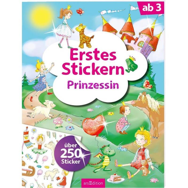 Erstes Stickern - Prinzessin von ars edition
