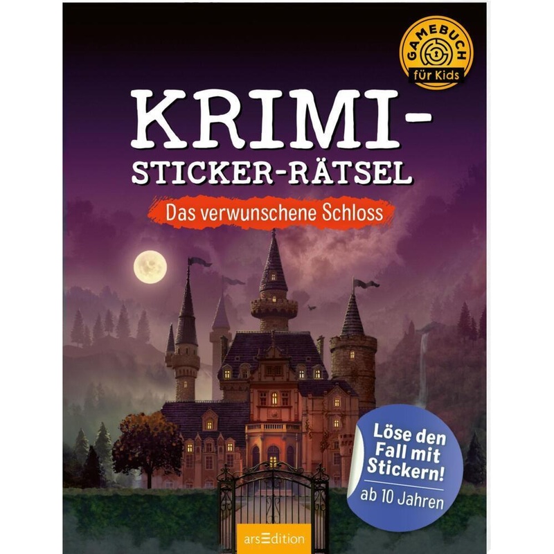 Krimi-Sticker-Rätsel - Das verwunschene Schloss von ars edition