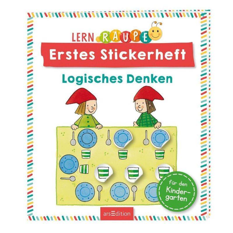 Lernraupe - Erstes Stickerheft - Logisches Denken von ars edition