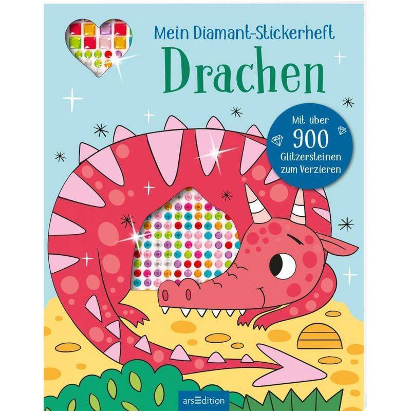Mein Diamant-Stickerheft - Drachen von ars edition