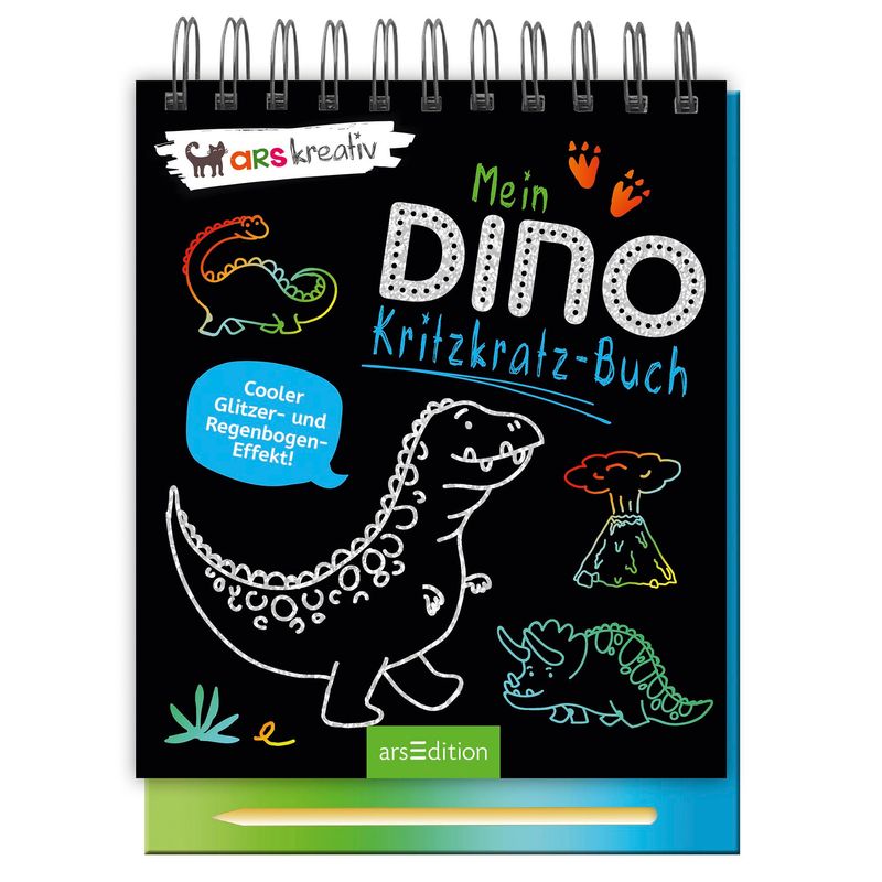 Mein Dino-Kritzkratz-Buch von ars edition