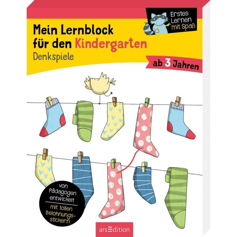Mein Lernblock für den Kindergarten - Denkspiele von ars edition
