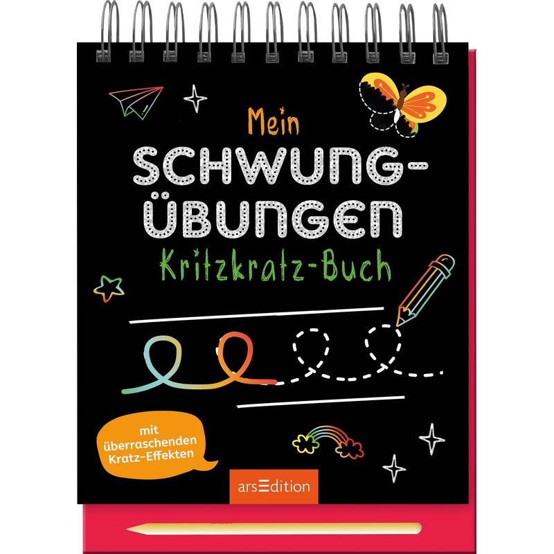 Mein Schwungübungen-Kritzkratz-Buch von ars edition