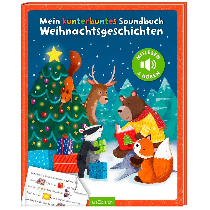 Mein kunterbuntes Soundbuch - Weihnachtsgeschichten von ars edition