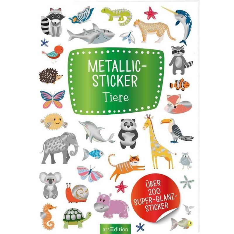 Metallic-Sticker Tiere von ars edition