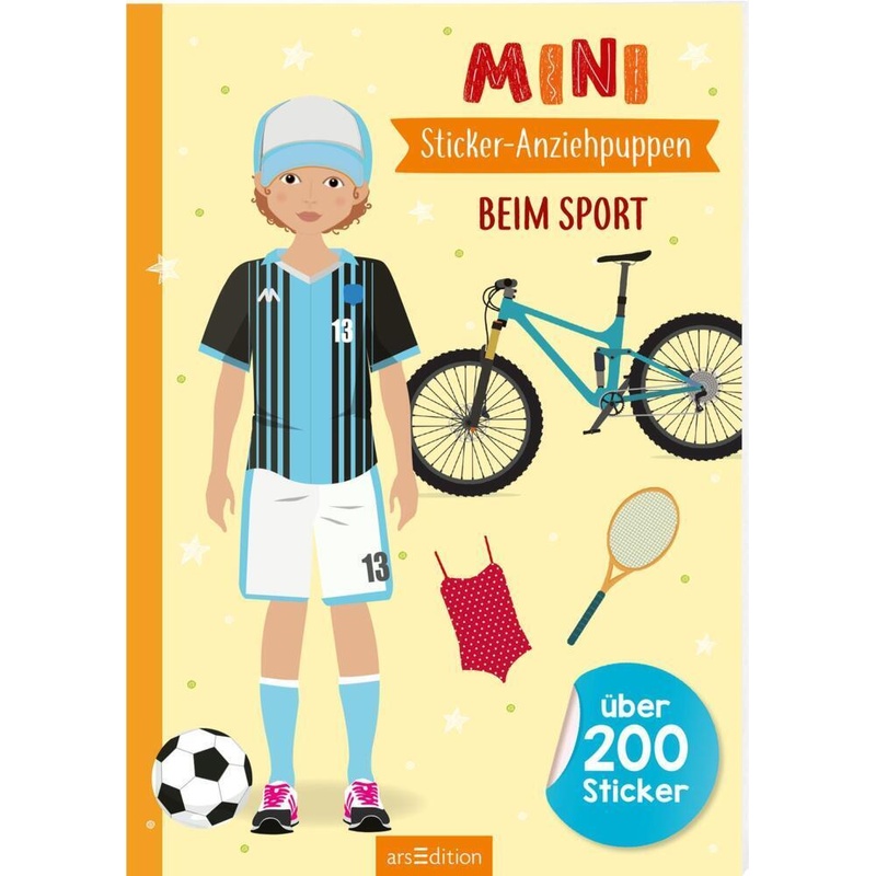 Mini-Sticker-Anziehpuppen - Beim Sport von ars edition