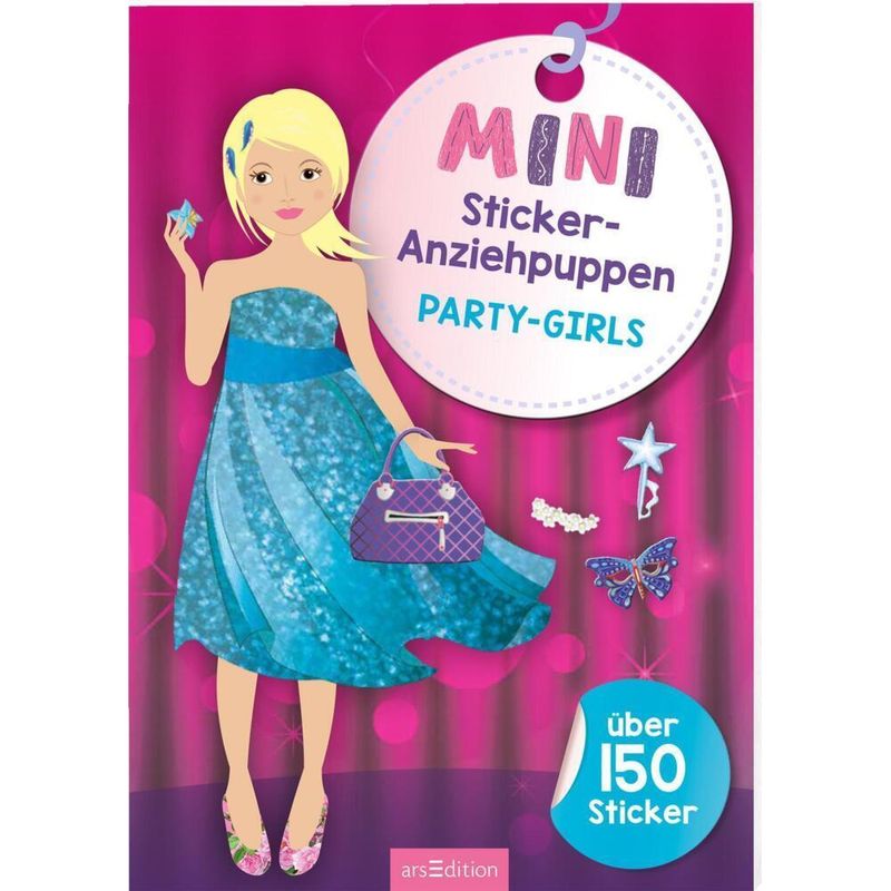 Mini-Sticker-Anziehpuppen - Party-Girls von ars edition