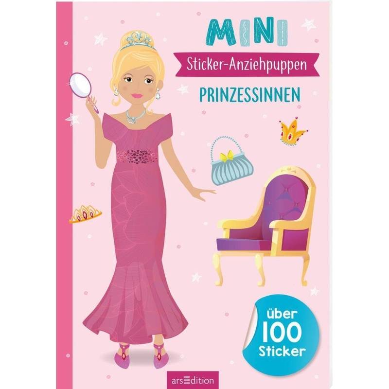 Mini-Sticker-Anziehpuppen - Prinzessinnen von ars edition