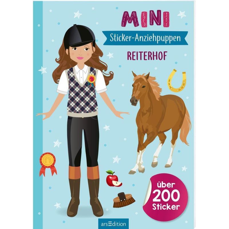 Mini-Sticker-Anziehpuppen - Reiterhof von ars edition