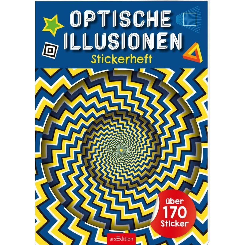 Optische Illusionen Stickerheft von ars edition