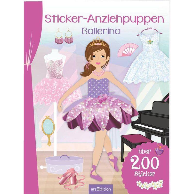 Sticker-Anziehpuppen - Ballerina von ars edition