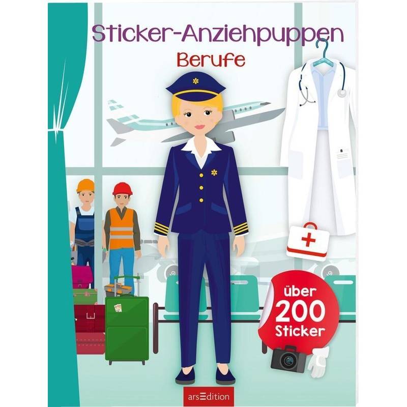 Sticker-Anziehpuppen - Berufe von ars edition