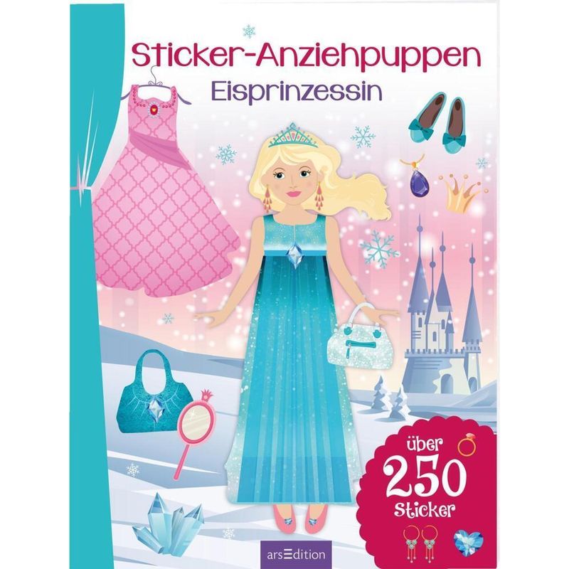 Sticker-Anziehpuppen - Eisprinzessin von ars edition