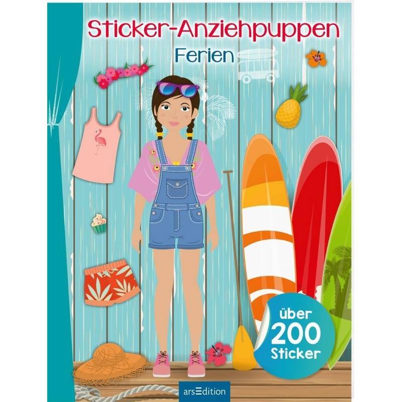 Sticker-Anziehpuppen - Ferien von ars edition