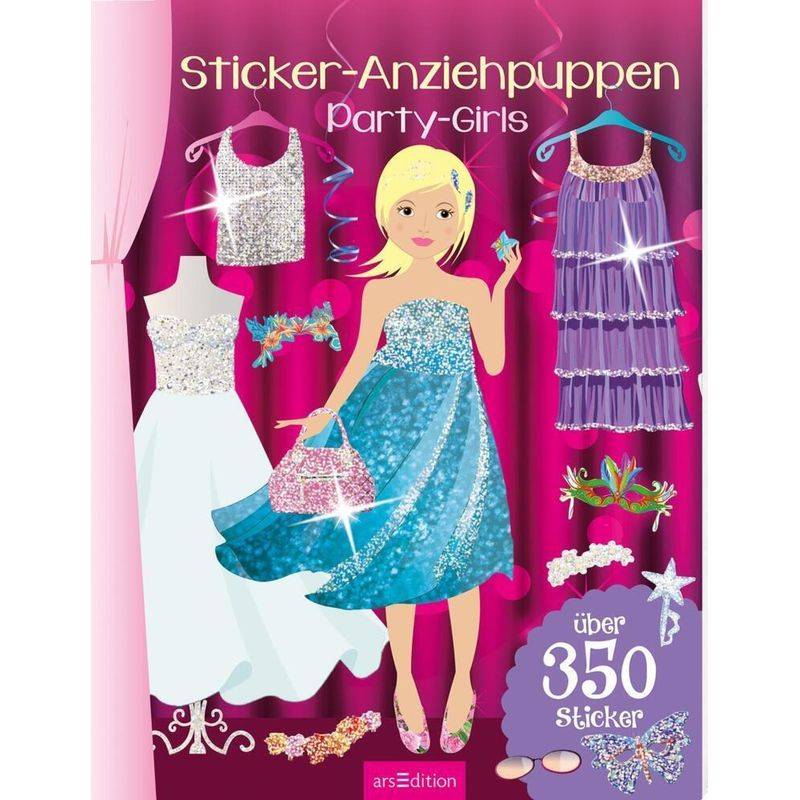 Sticker-Anziehpuppen - Party-Girls von ars edition