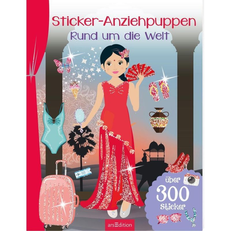 Sticker-Anziehpuppen / Sticker-Anziehpuppen - Rund um die Welt von ars edition