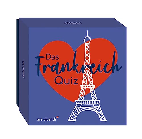 Das Frankreich-Quiz - Box mit 66 Spielkarten und Anleitung von ars vivendi