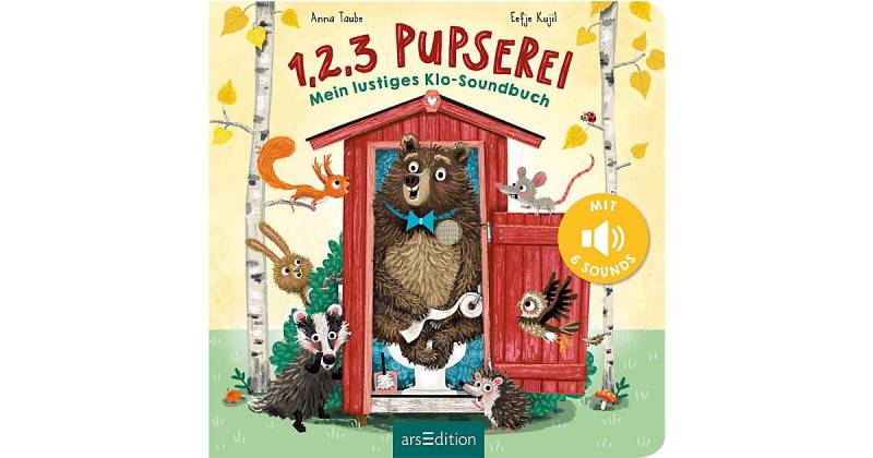 Buch - 1, 2, 3 Pupserei, Klo-Soundbuch von arsEdition Verlag