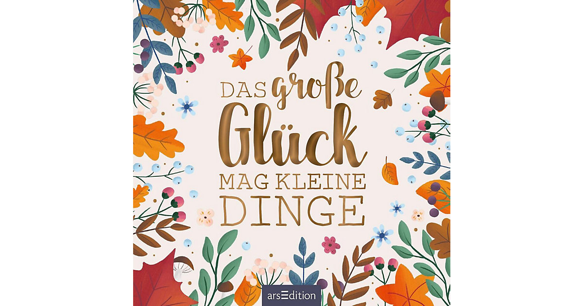 Buch - Das große Glück mag kleine Dinge Buch - Das große Glück mag kleine Dinge von arsEdition Verlag