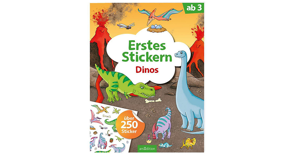Buch - Erstes Stickern Dinos von arsEdition Verlag