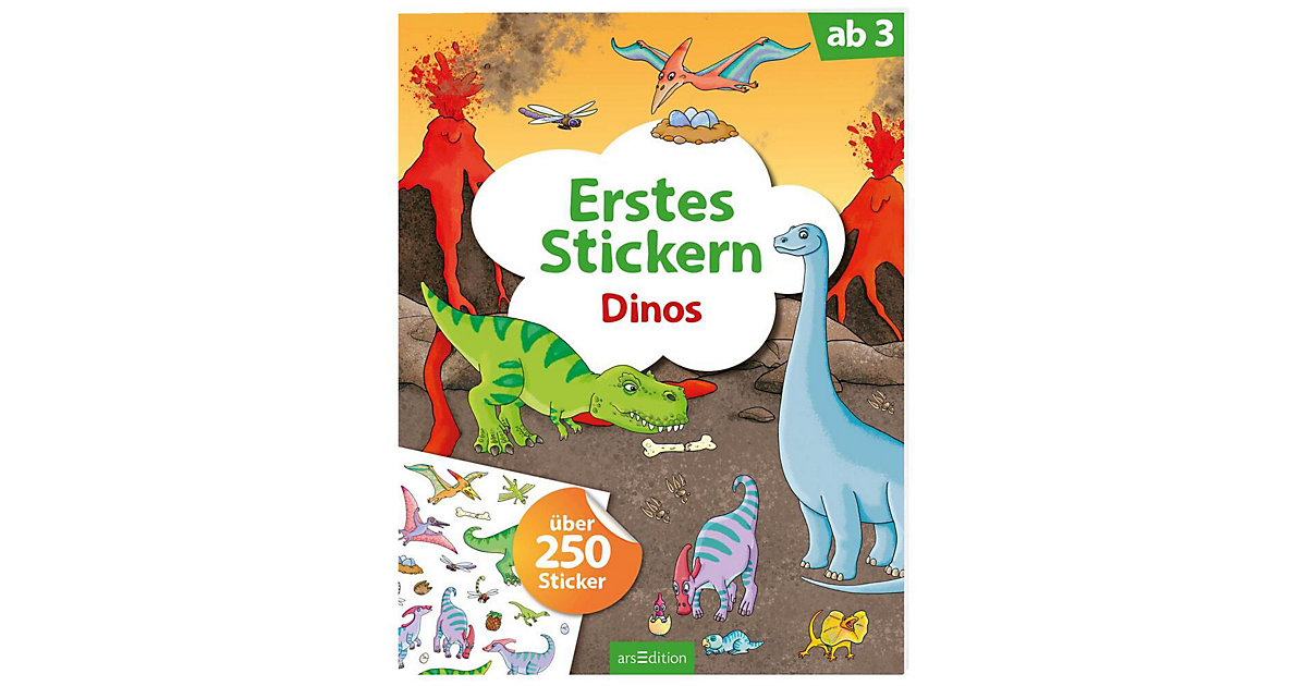 Buch - Erstes Stickern Dinos Buch - Erstes Stickern Dinos von arsEdition Verlag