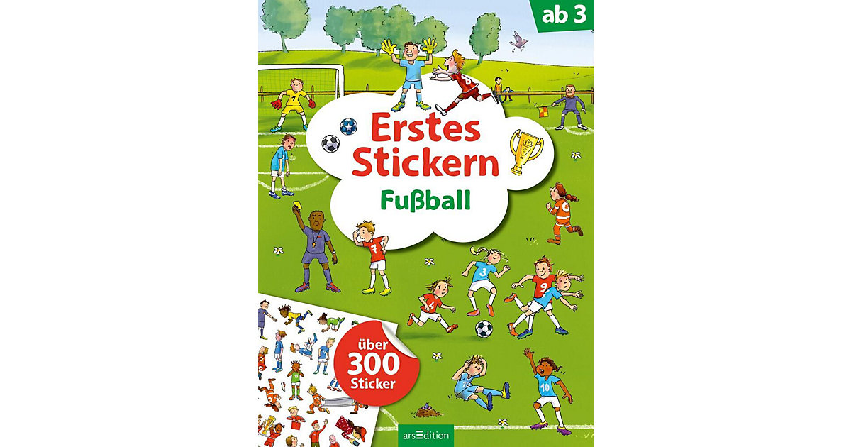 Buch - Erstes Stickern Fußball Buch - Erstes Stickern Fußball von arsEdition Verlag