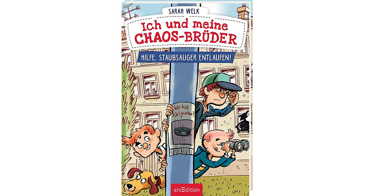 Buch - Ich und meine Chaos-Brüder: Hilfe, Staubsauger entlaufen!, Band 2 von arsEdition Verlag