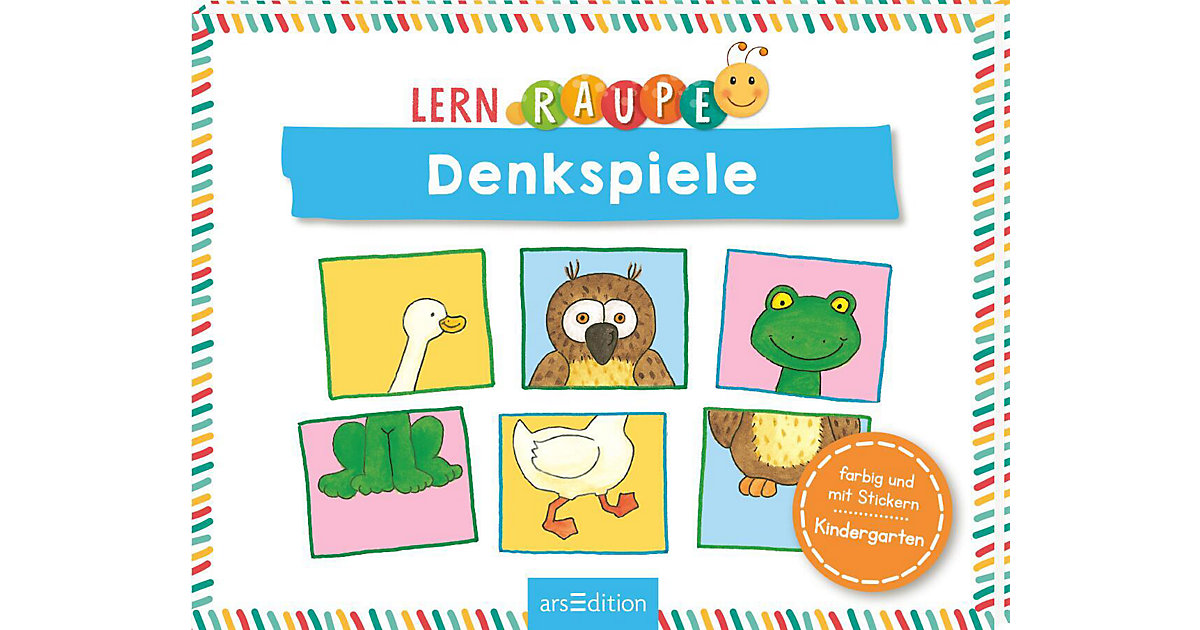 Buch - Lernraupe - Denkspiele Buch - Lernraupe - Denkspiele von arsEdition Verlag
