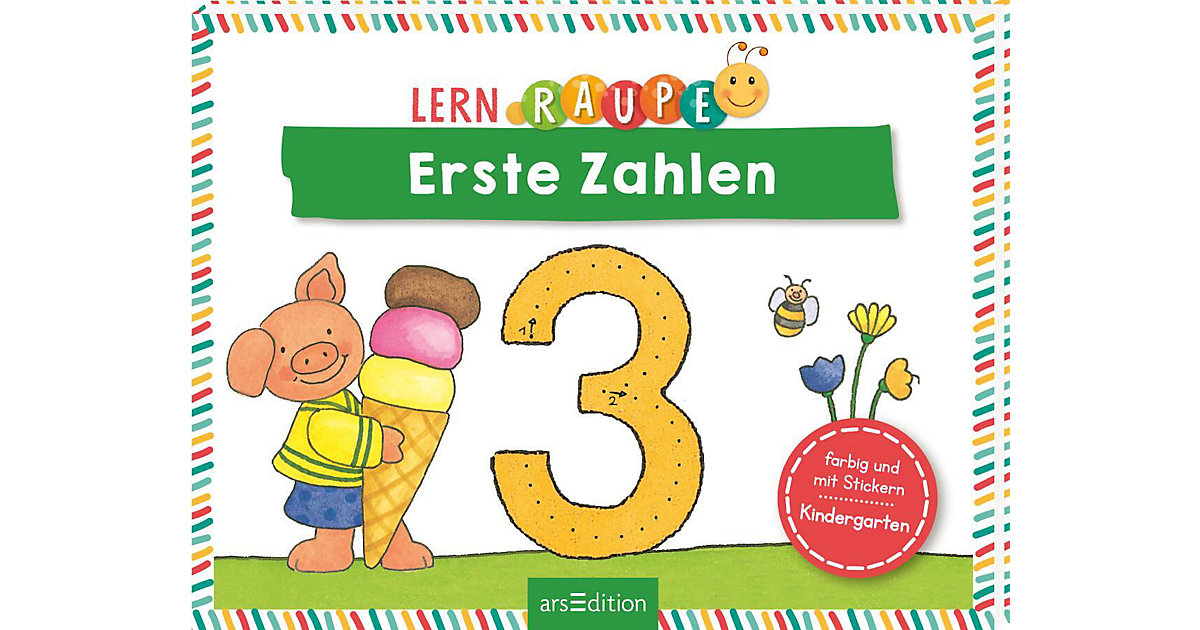 Buch - Lernraupe - Erste Zahlen Buch - Lernraupe - Erste Zahlen von arsEdition Verlag