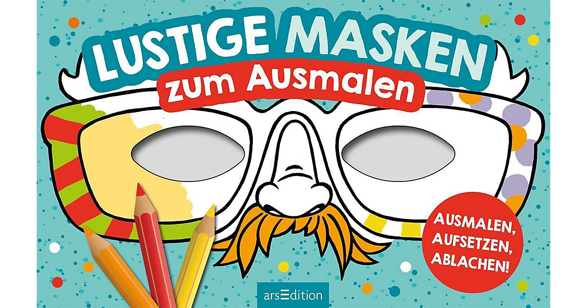 Buch - Lustige Masken Buch - Lustige Masken von arsEdition Verlag