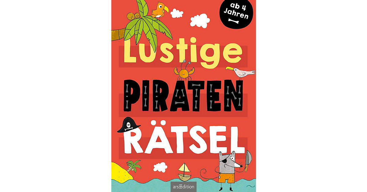 Buch - Lustige Piraten-Rätsel von arsEdition Verlag