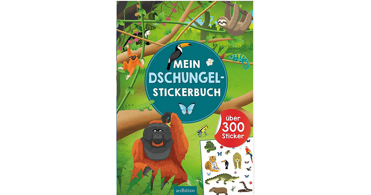Buch - Mein Dschungel-Stickerbuch Buch - Mein Dschungel-Stickerbuch von arsEdition Verlag