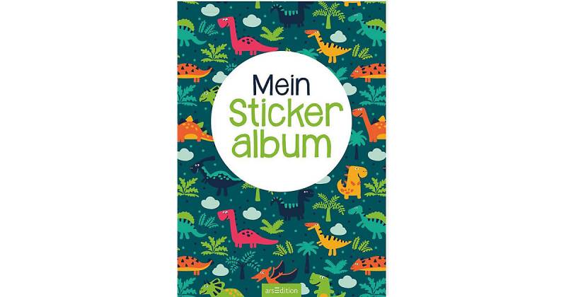 Buch - Mein Stickeralbum - Dinos von arsEdition Verlag