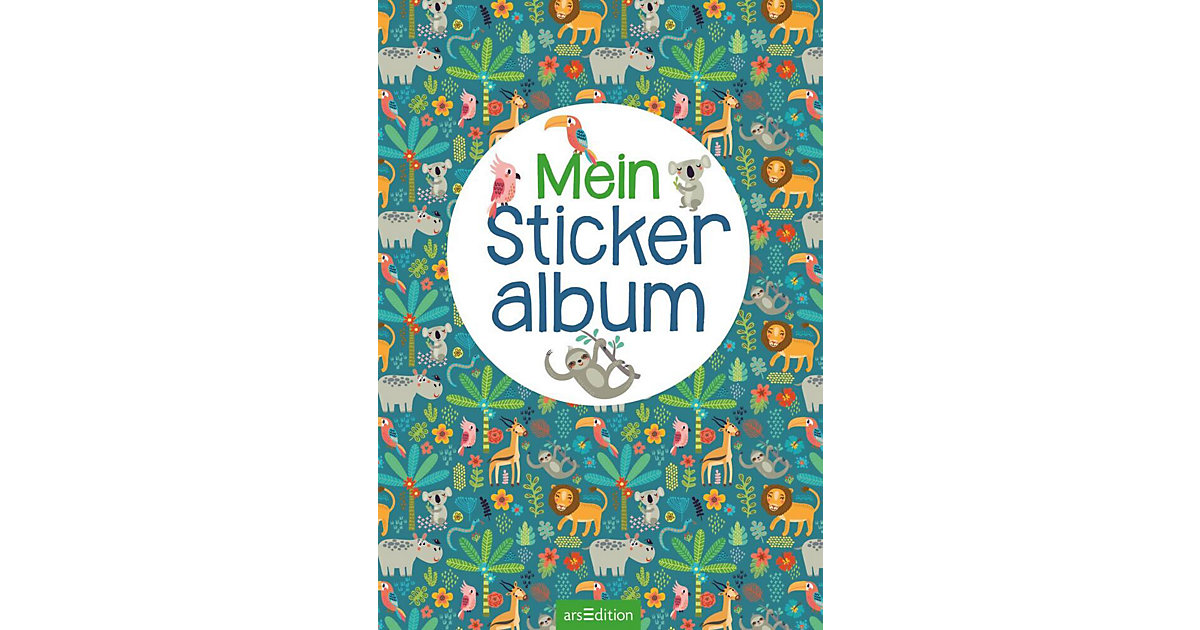 Mein Stickeralbum - Dschungel Mein Stickeralbum - Dschungel von arsEdition Verlag