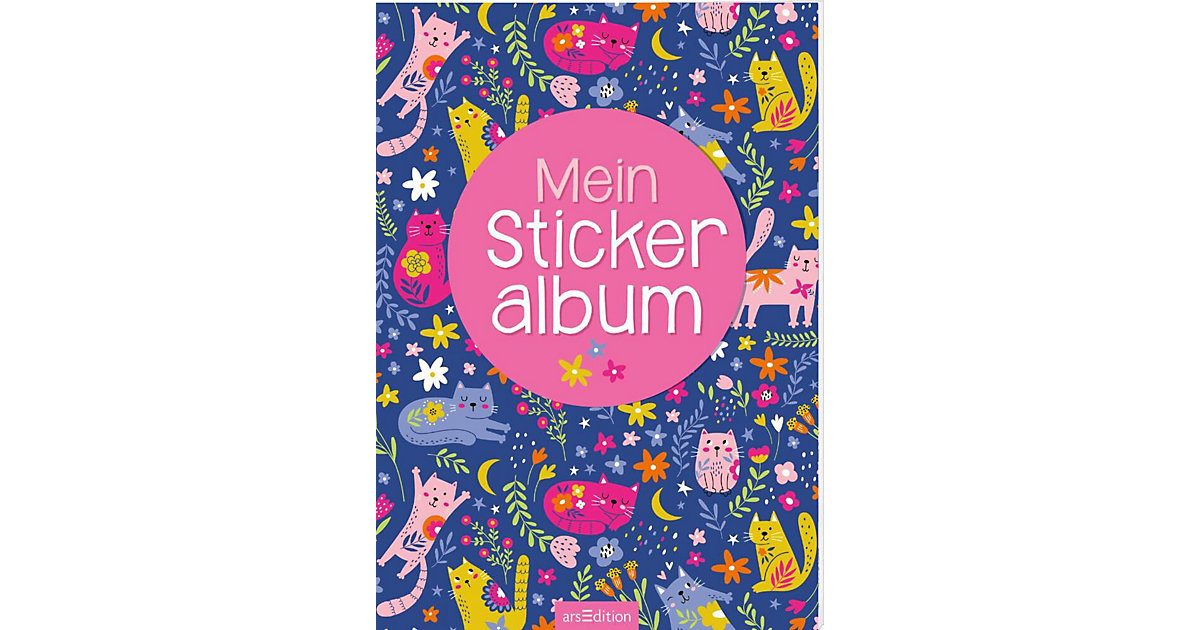 Buch - Mein Stickeralbum - Katzen Buch - Mein Stickeralbum - Katzen von arsEdition Verlag