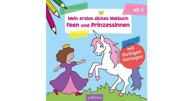 Buch - Mein erstes dickes Malbuch Feen und Prinzessinnen von arsEdition Verlag