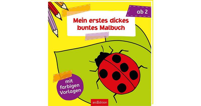 Buch - Mein erstes dickes buntes Malbuch ab 2 Buch - Mein erstes dickes buntes Malbuch ab 2 von arsEdition Verlag
