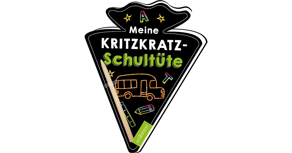 Buch - Meine Kritzkratz-Schultüte Buch - Meine Kritzkratz-Schultüte von arsEdition Verlag
