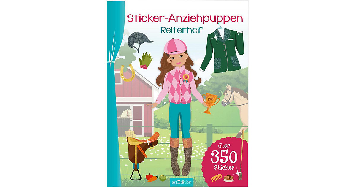 Buch - Sticker-Anziehpuppen: Reiterhof Buch - Sticker-Anziehpuppen: Reiterhof von arsEdition Verlag