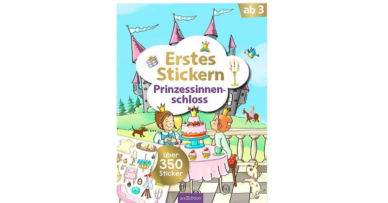Erstes Stickern Prinzessinnenschloss von arsEdition Verlag