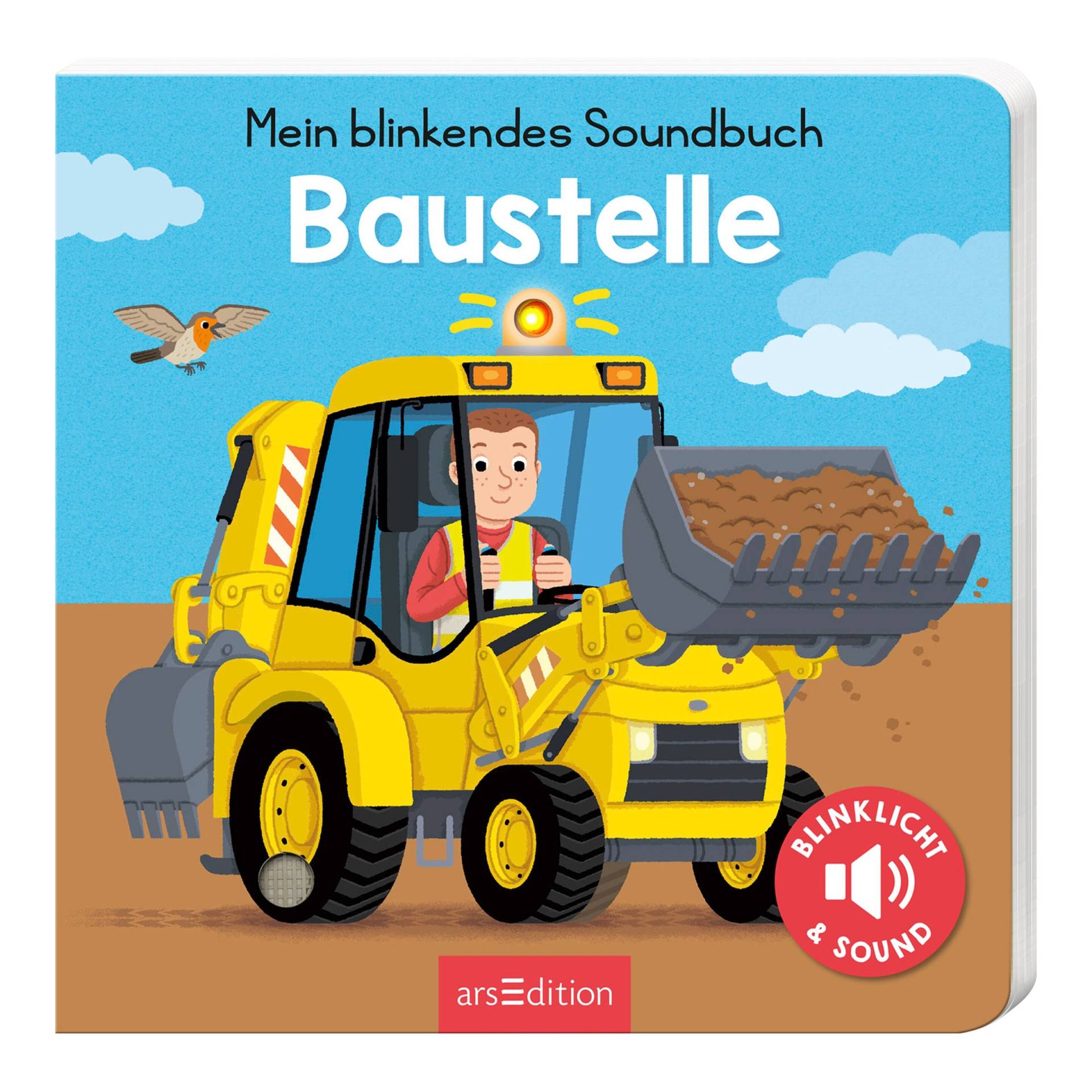 Arsedition Mein blinkendes Soundbuch - Auf der Baustelle von arsEdition