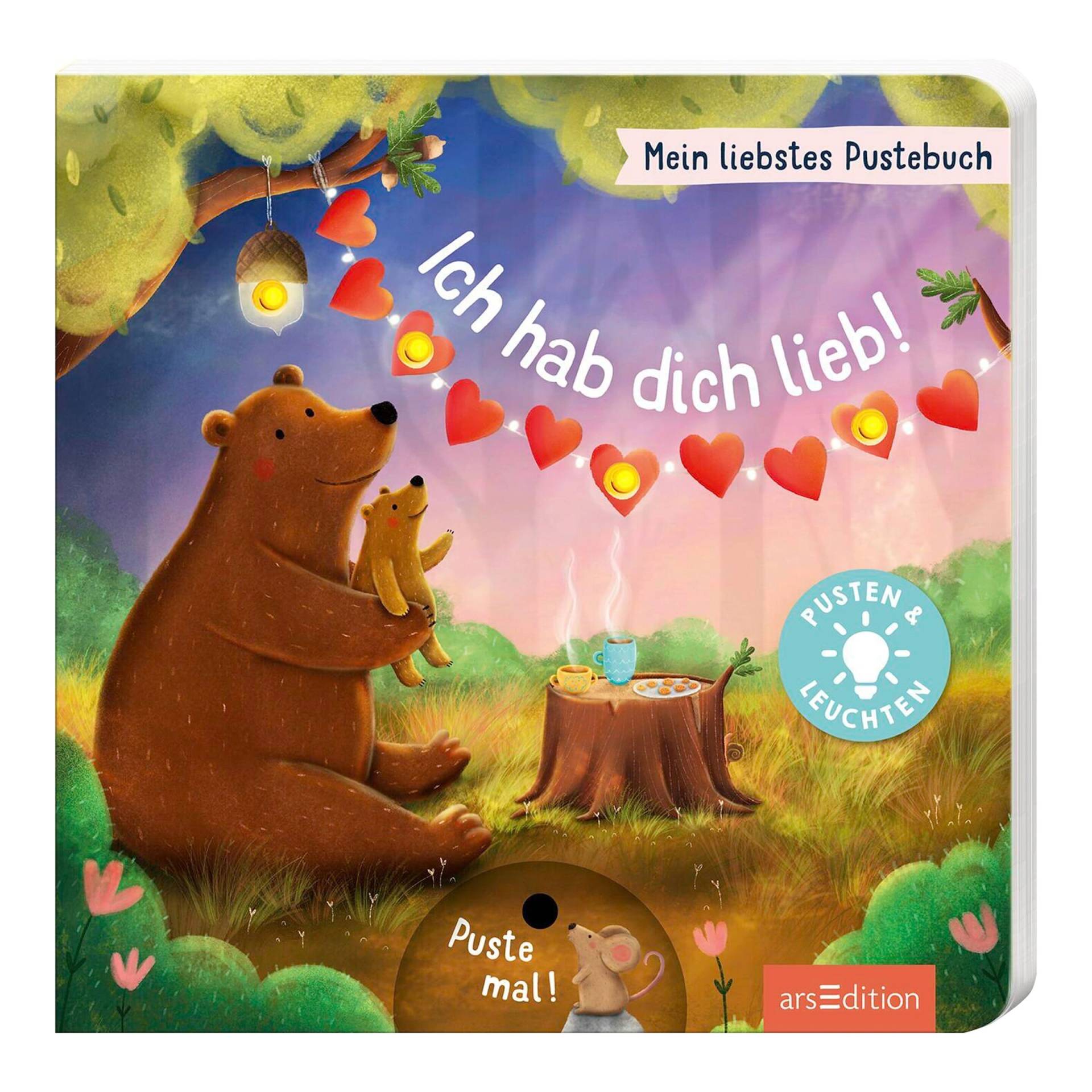 Arsedition Mein liebstes Pustebuch - Ich hab dich lieb! von arsEdition