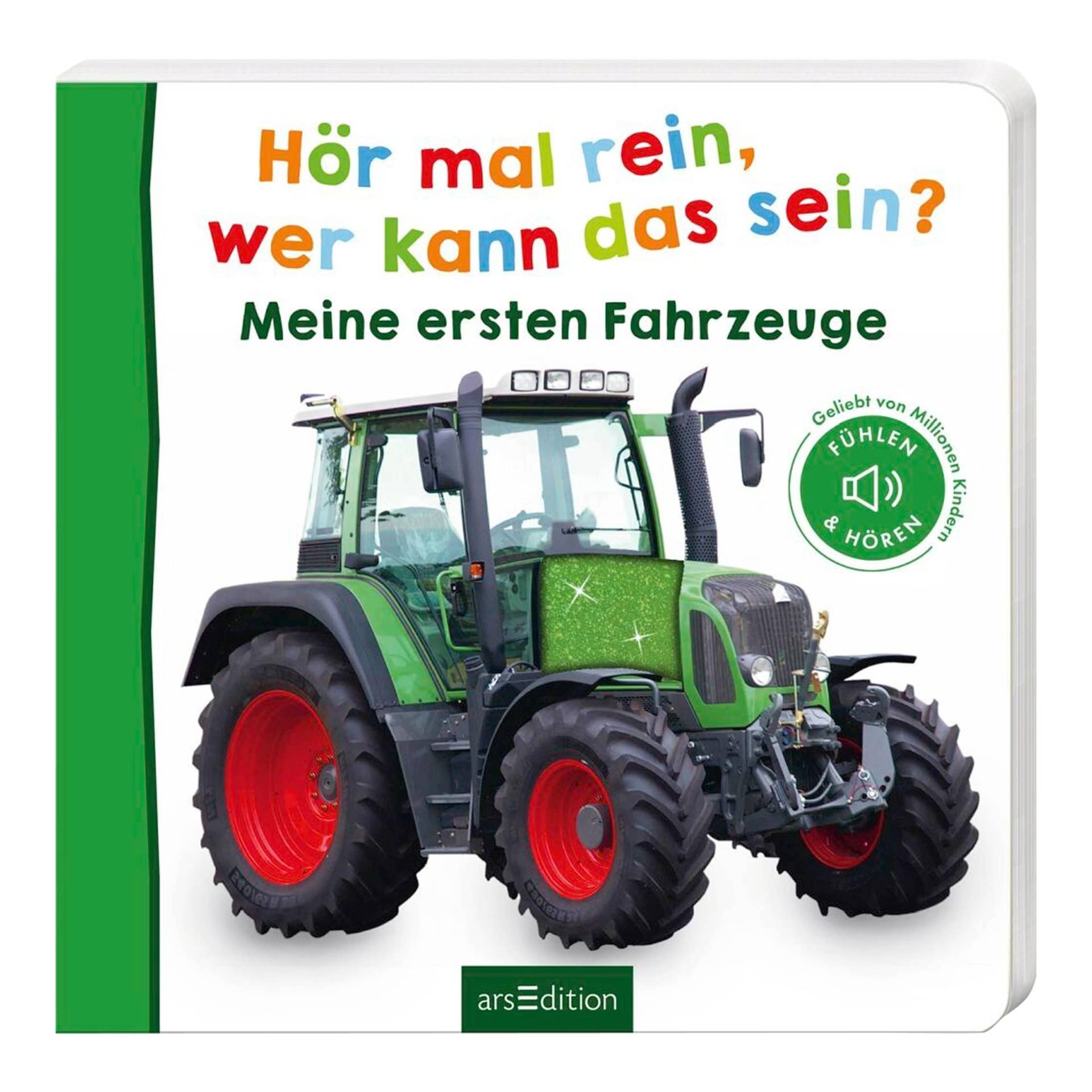 Arsedition Soundbilderbuch Hör mal rein, wer kann das sein? Meine ersten Fahrzeuge Arsedition Soundbilderbuch Hör mal rein, wer kann das sein? Meine ersten Fahrzeuge von arsEdition