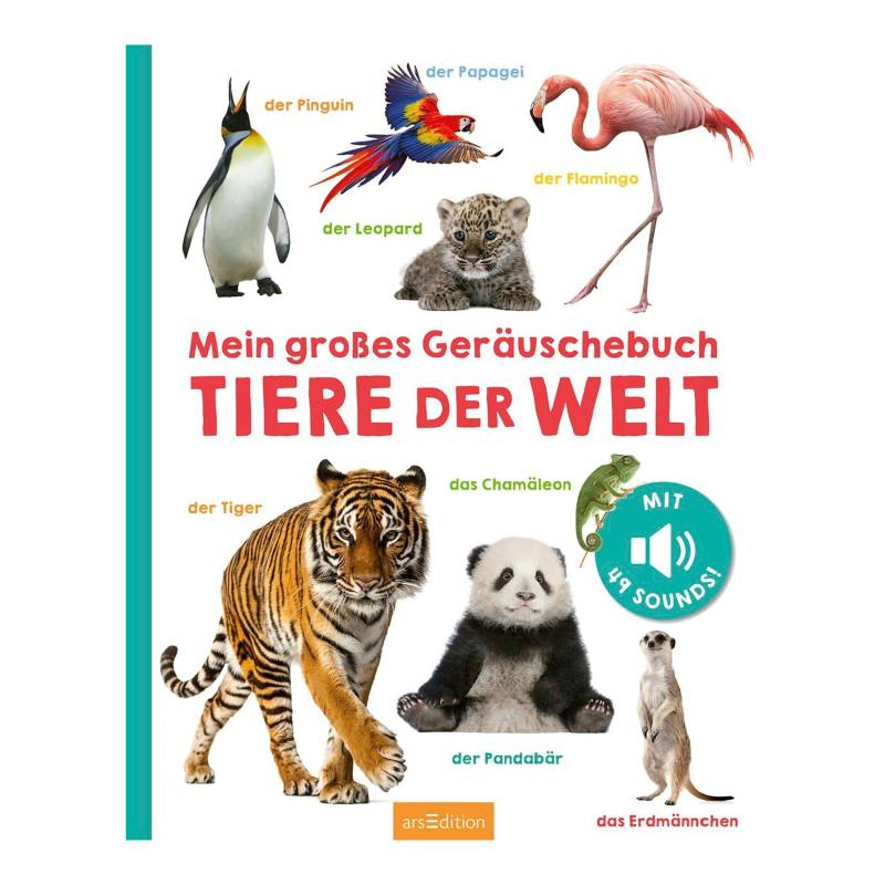 Arsedition Soundbilderbuch Tiere der Welt von arsEdition