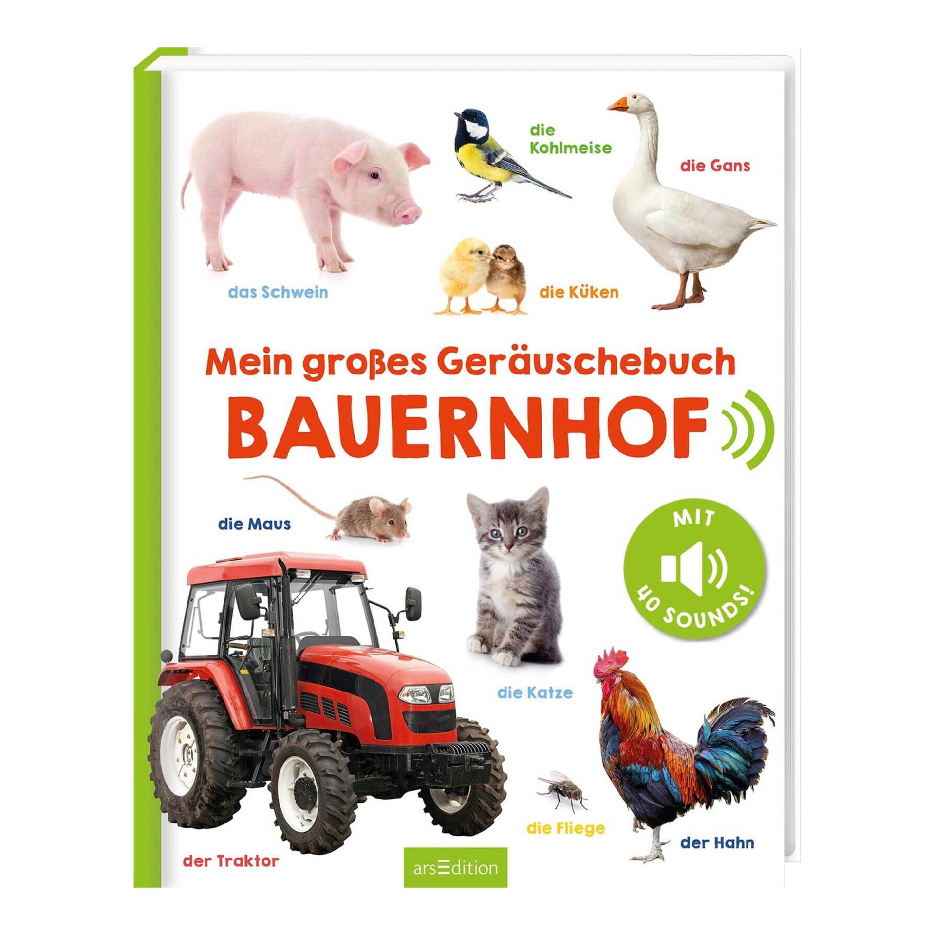 Arsedition Soundbuch Mein großes Geräuschebuch - Bauernhof von arsEdition