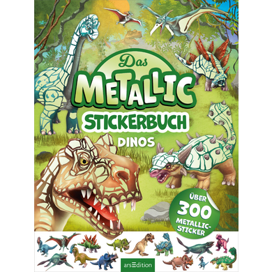 arsEdition Das Metallic-Stickerbuch – Dinos von ArsEdition