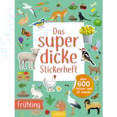 arsEdition Das superdicke Stickerheft – Frühling von ArsEdition