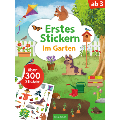 arsEdition Erstes Stickern – Im Garten von ArsEdition