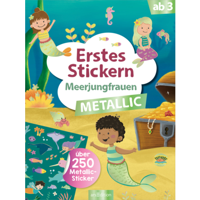 arsEdition Erstes Stickern Metallic – Meerjungfrauen von ArsEdition