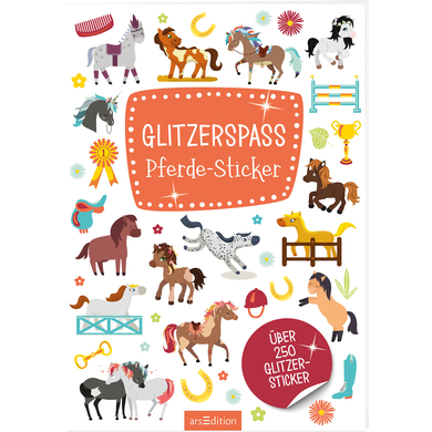 arsEdition Glitzerspaß Pferde-Sticker von arsEdition